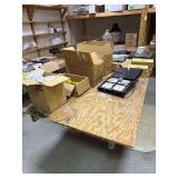 Contents On Table Includes Lighting Components- Hanging Wires - Screws- Ballasts