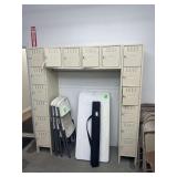 Locker Unit w/ Clothing Rack - 73" x 18" x 78"