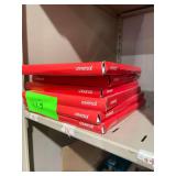 6 Boxes of Universal Labels 1"x2.5/8"