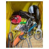 Plastic Box with Odds and End Tools