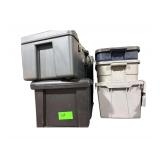 2 Bins with Latches, 3 Bins