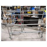 Metal Rolling Storage Rack 70x18x62