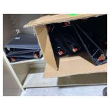 Approxametly 10 Black 3 Ring Binders