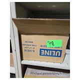 Box of Uline Plastic Bags 2 Mil - 8" x 4" x 24" - Aprox 500
