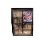 Michael Jordan Autographed 8x10 Photo w/ COA in Case w/ Big Card Gold Set 1985-1997