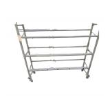 Metal Rolling Storage Rack 70x18x62