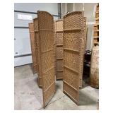 2 Privacy Screens Ratan 117" Long 71" Tall