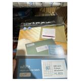 7 Boxes of Mailing & Address Labels - 2 Boxes of Pressntation Portfolios