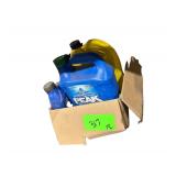 Box of Anti-Freeze, Car Fluids, Etc.