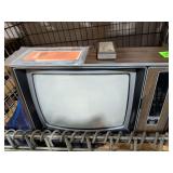 Vintage 19" Zenith Space Command TV with Original Remote and Paperwork Model SK1961W