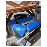 (2) Blue Back to Back Boat Seats Approx 64"