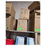 (2) Boxes Air Kraft Self Seal Air Bubble Shipping Mailers - Size 2 - 8 1/2" x 12" - 100 per box