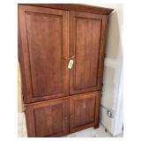 Wooden Ethan-Allen Computer Desk/Armoire - 52"x26"x79" - Comes in 2 Pieces for Transport