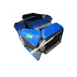 (2) Blue Back to Back Boat Seats Approx 64"