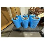 6 Cornell Dublier (CDE) Capacitors 9,100uf 250WVDC