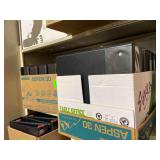 2 Boxes of Black 3 Ring Binbers