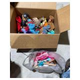 A Small Collection of Beanie Babies and 8 Barbie Dolls