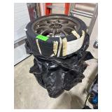 (4) Volk Racing 10 Bolt Wheels & Tires Bridgestone 225/40ZR18