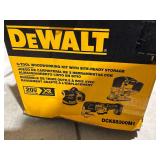 DeWalt Woodworking Kit DCW210 Random Orbit Sander, DC356 Brushless 3-Speed Oscillating Multi-Tool, 4Amp Battery