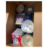 Box 11"x21"x16" Full of Assorted Unused CD-Rs DVD-Rs for Burning on Spindles