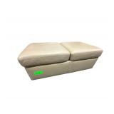 Rolling Ottoman with Storage In Bottom Cavity