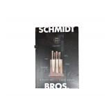 Schmidt Brothers Cutlery Brass & Walnut 6 Piece Knife Set w/ Knife Block NIB
