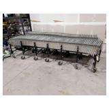 Best Flex Accordion Powered Conveyor, 1.5 Power, 24" - Expands to ~19ft Straight, 10.5