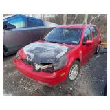 RED, 2003, VOLKSWAGEN GOLF, 9BWGK61J834012306,  ,