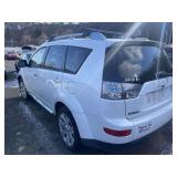 WHITE, 2009, MITSUBISHI OUTLANDER, JA4MT31W49Z009316, MLK0059 ,