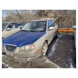 GOLD, 2006, HYUNDAI ELANTRA, KMHDN46D76U317968, KEY/RUNS ,LKM 134,138