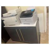 Brother Laser Fax Model no. FAX-2840 also a Cannon Image Class D761 Printer and the Table Under 39"x21"x27.5 on Wheels