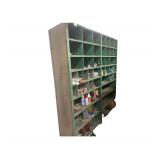 Large Metal Shelf Plus all Contents in Soder Screws 73.5"x18.5x86"
