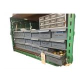 Metal Cabinet 34"x13"x11" Contains Screws Clamps