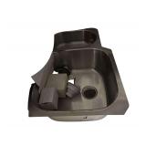 3 Stainless Sink (ones a double sink)