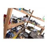 Contents of Shelves Containing Oils, Gloves, Sprays, Pipe Parts, Etc.(SHELVES NOT INCLUDED) Except 207