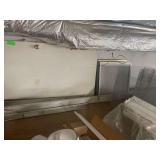 3 Exit Signs 2 Interior Doors a 34" and a 36" Wide A Partial Roll of Mesh