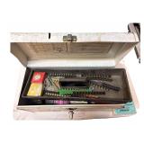 Tool Box Containing Powder-Actuated Fastener Cartridges, Jamerco Jt-100 Powder-Actuated Tool, other Miscellaneous Items