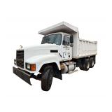 1990 Mack CH600 Dump Truck - Dual Axle - Inspected 9/26 - 9 Speed Eaton Fuller Roadranger Transmission - Odometer Reads 741,509 Miles - VIN: 1M2AA05Y6LW004860