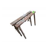 2 Metal Home Made Saw Horses 38"x4"x26"