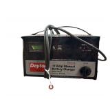 Dayton 10 Amp Manual Battery Charger with Timer