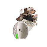 Sink 21in, Sink 19in, Bin of Cooking Supplies