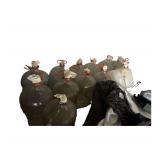 1 Full Size Keg, 13 2 gallon kegs