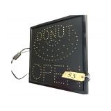 Plastic Light Up Sign 19” Square