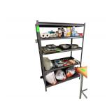 5 Tier Metal Shelf Unit - 6’ Tall