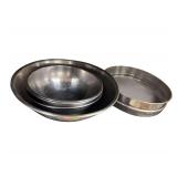 Muffin Pans - Stainless Bowls - Sifter