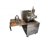 PITCO Donut Fryer w/ Belshaw Donut Hopper & Plunger Dispenser - Includes Extra Drying Racks - Includes Grease Trap in Basement - Fryer 29" x 45" x 56" - Fryer is Natural Gas - Donut Dispenser is 1PH