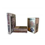 J.R.R. Tolkien Book Lot - Gold Embossed Lord of the Rings Set, Softbacks and The Silmarillion Hard Cover