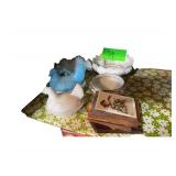 Nesting Hens - Hobnail Dish - Hummel Plaques