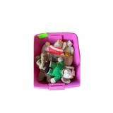 Bin Full of Stuffed Elephants