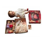 Baby Dolls - Kewpie Dolls - Pinocchio Dolls - Bisque Dolls Etc - . Large Lot